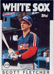1986 Topps Baseball Cards      187     Scott Fletcher
